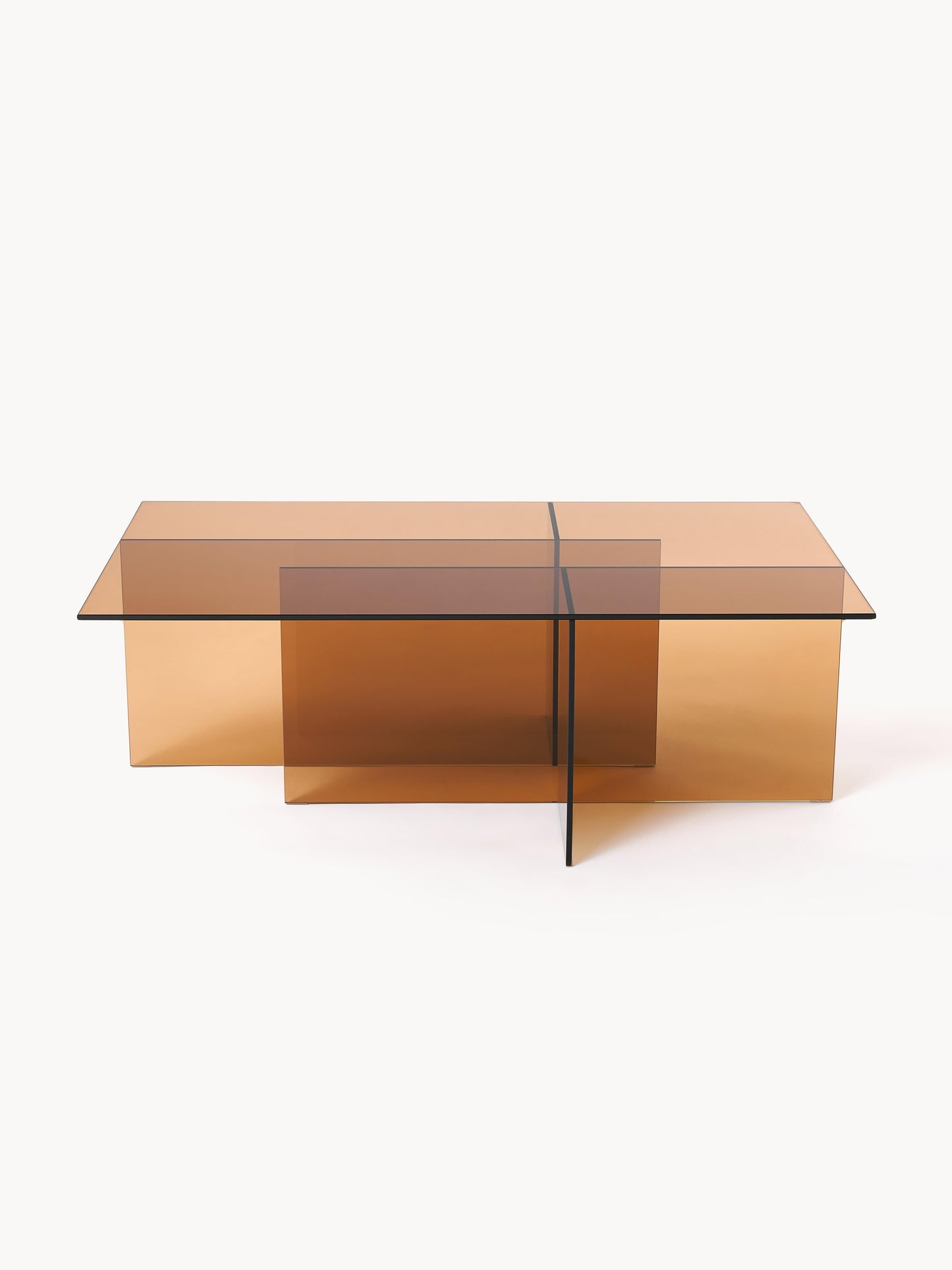 Anoubera Glass Coffee Table, W 102 cm