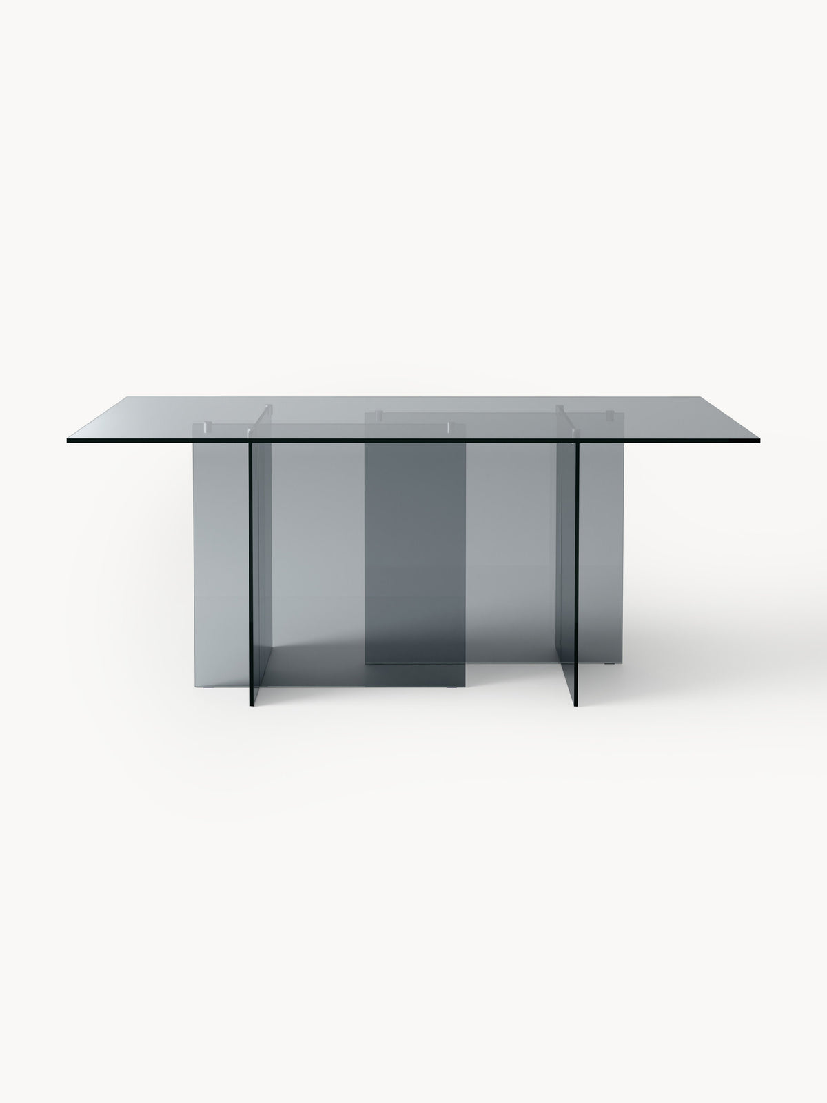 Anoubera Glass Dining Table, 180 x 90 cm