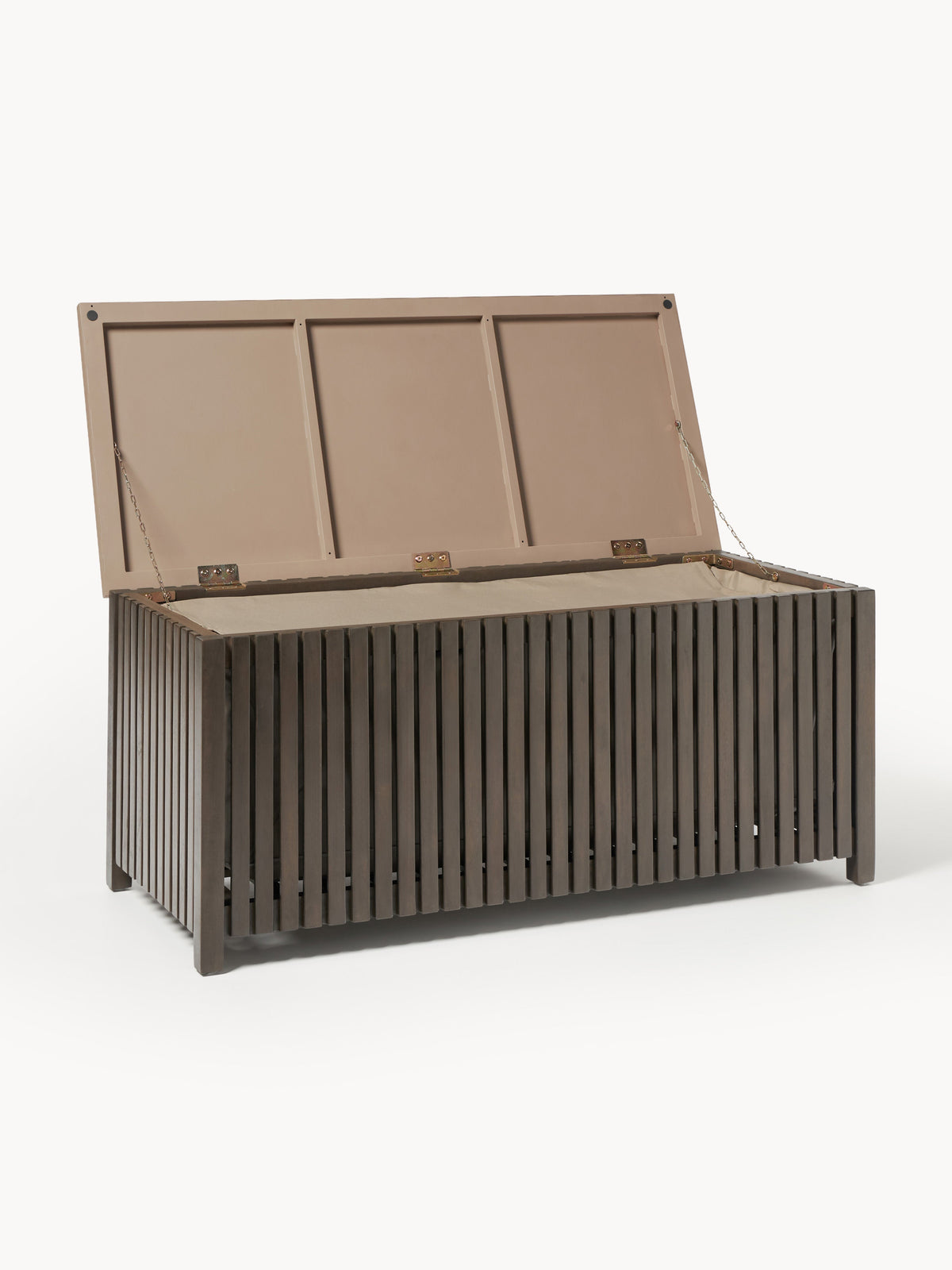 Arkilano Garden Storage Box in Acacia Wood with Insert, W 129 cm