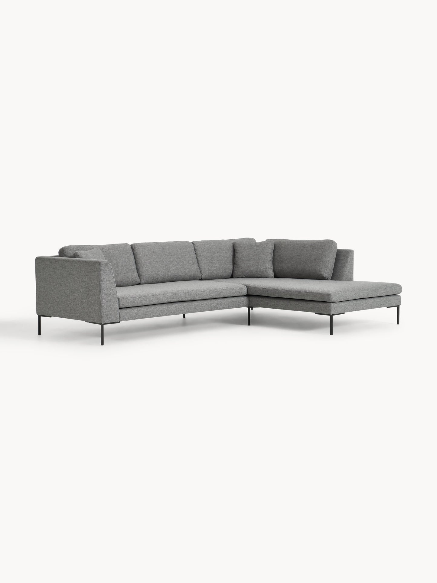 Emmestra Corner Sofa with Metal Legs