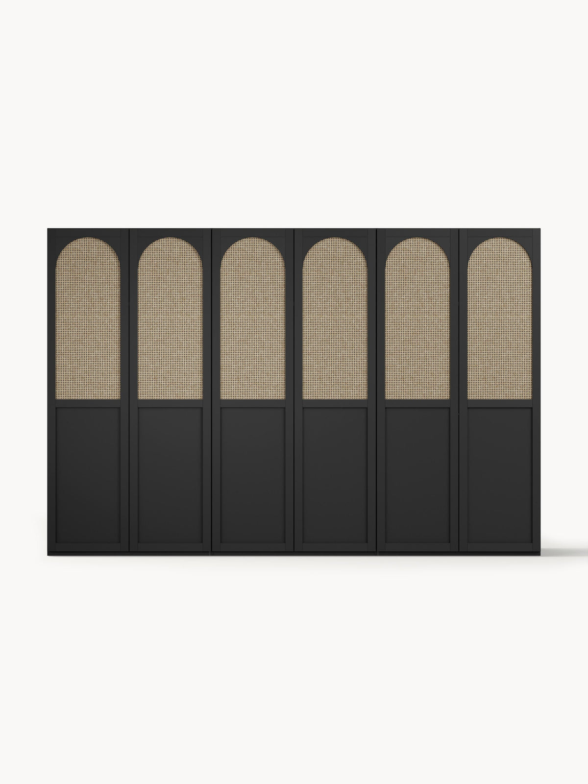 Jeanbrisa Modular Hinged-Door Wardrobe, 300 cm Wide, in Various Sizes
