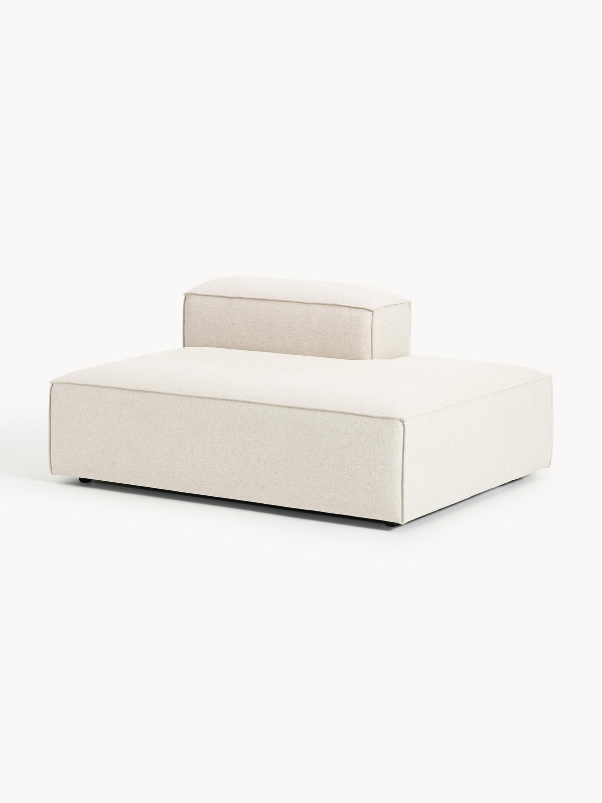 Lenvarro Ottoman Module in Linen Blend
