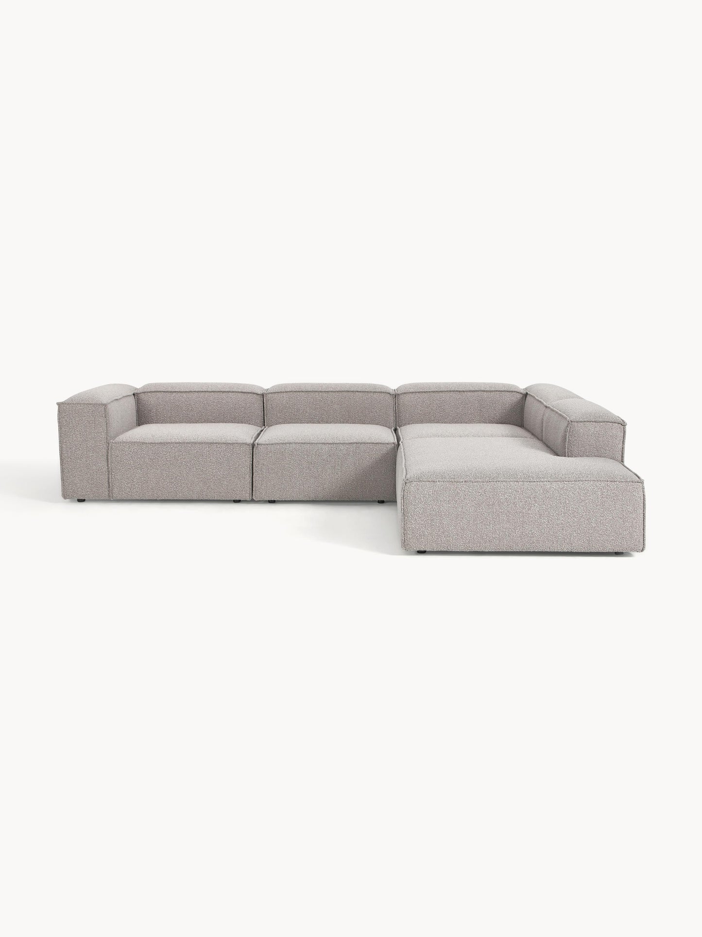 Lenvarro XL Modular Bouclé Corner Sofa (4-Seater)