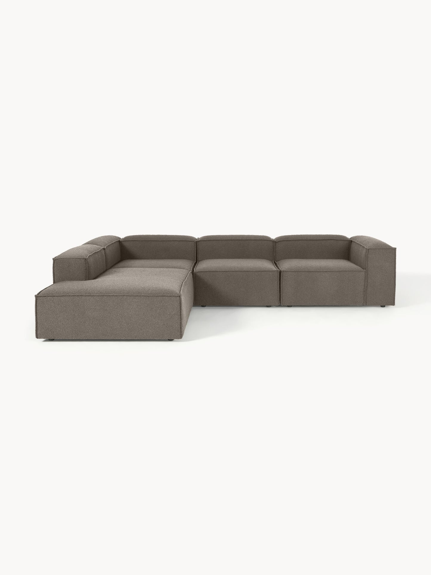 Lenvarro XL Modular Bouclé Corner Sofa (4-Seater)