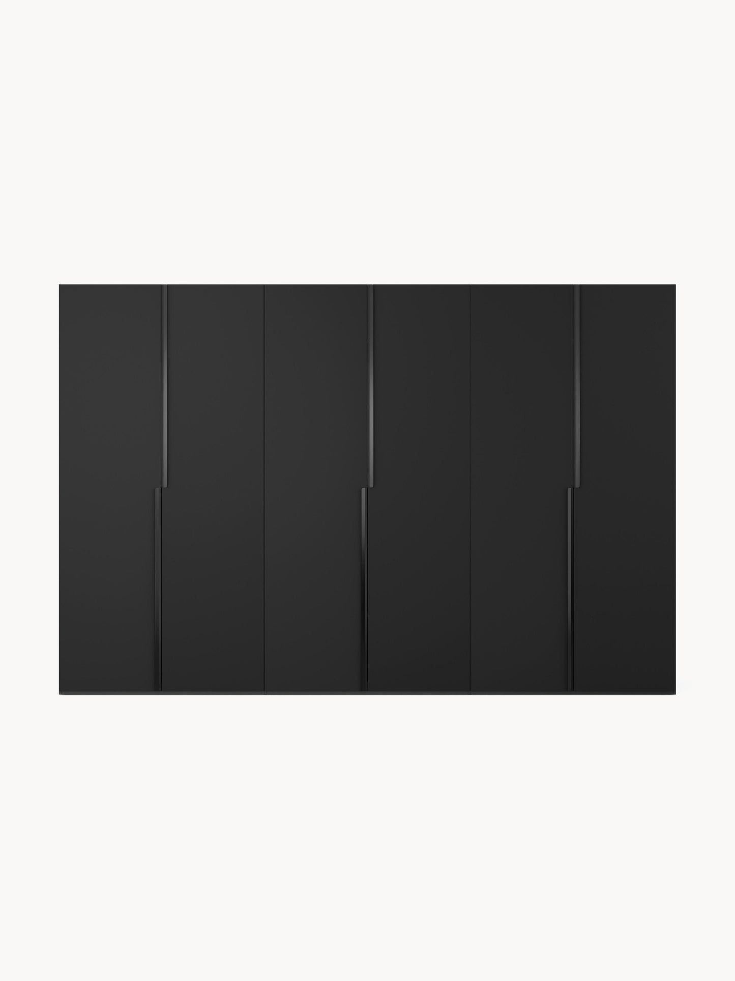 Leobrino Modular Hinged-Door Wardrobe, 300 cm Wide, in Various Sizes