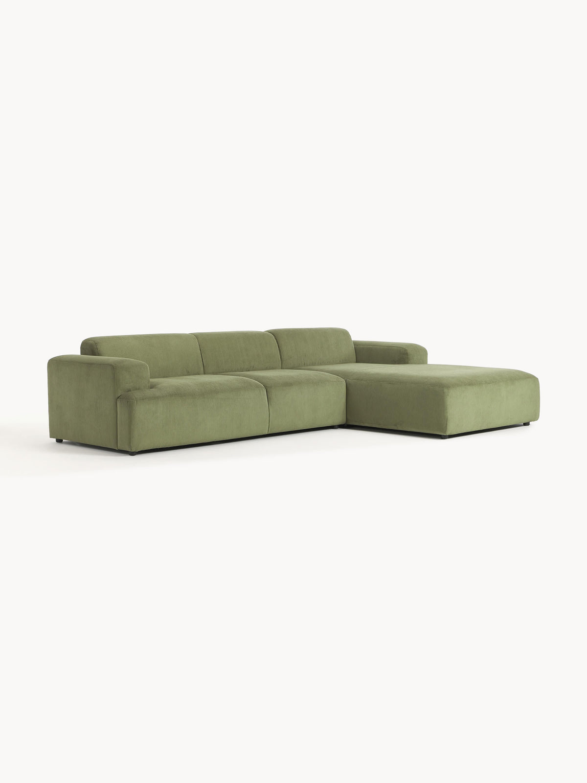 Melzara Corner Sofa in Corduroy (4-Seater)