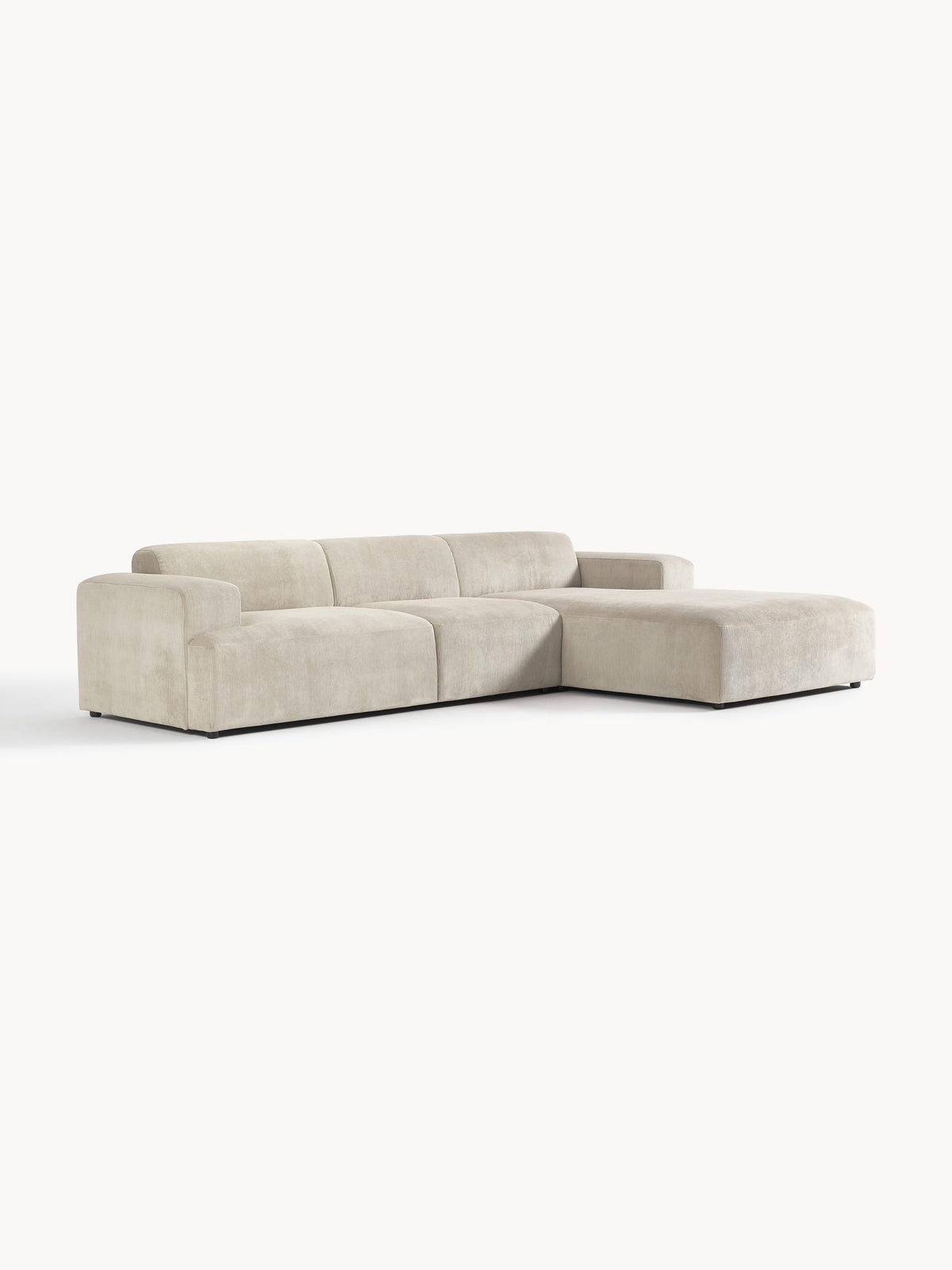 Melzara Corner Sofa in Corduroy (4-Seater)