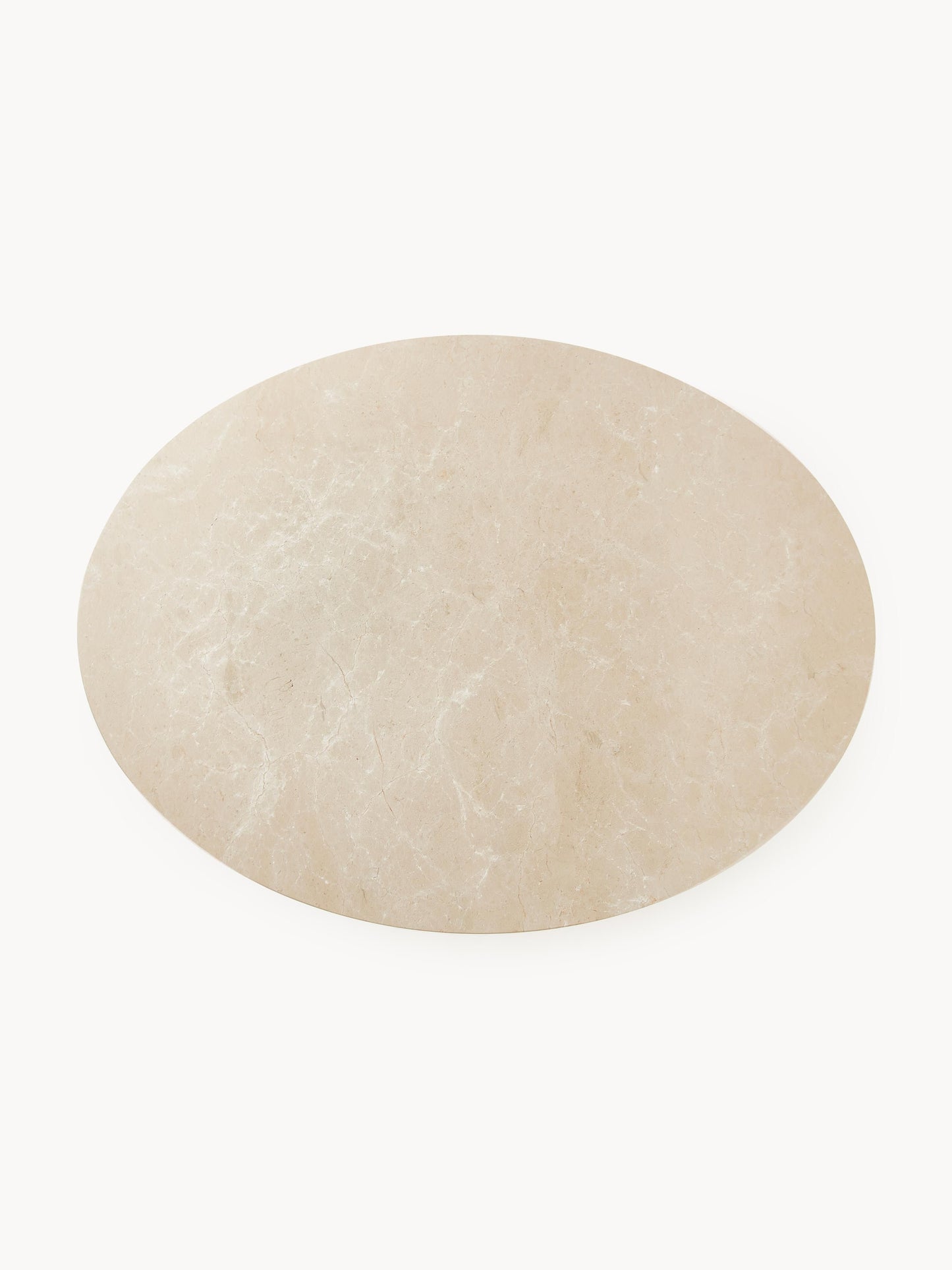 Milzanto Oval Dining Table in Marble, 120 x 90 cm