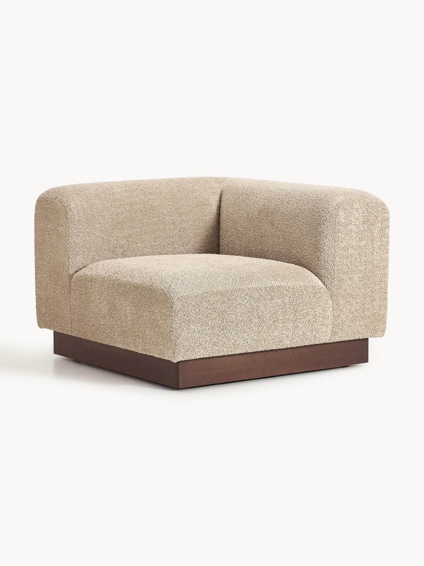Natreza Teddy Bouclé Corner Module
