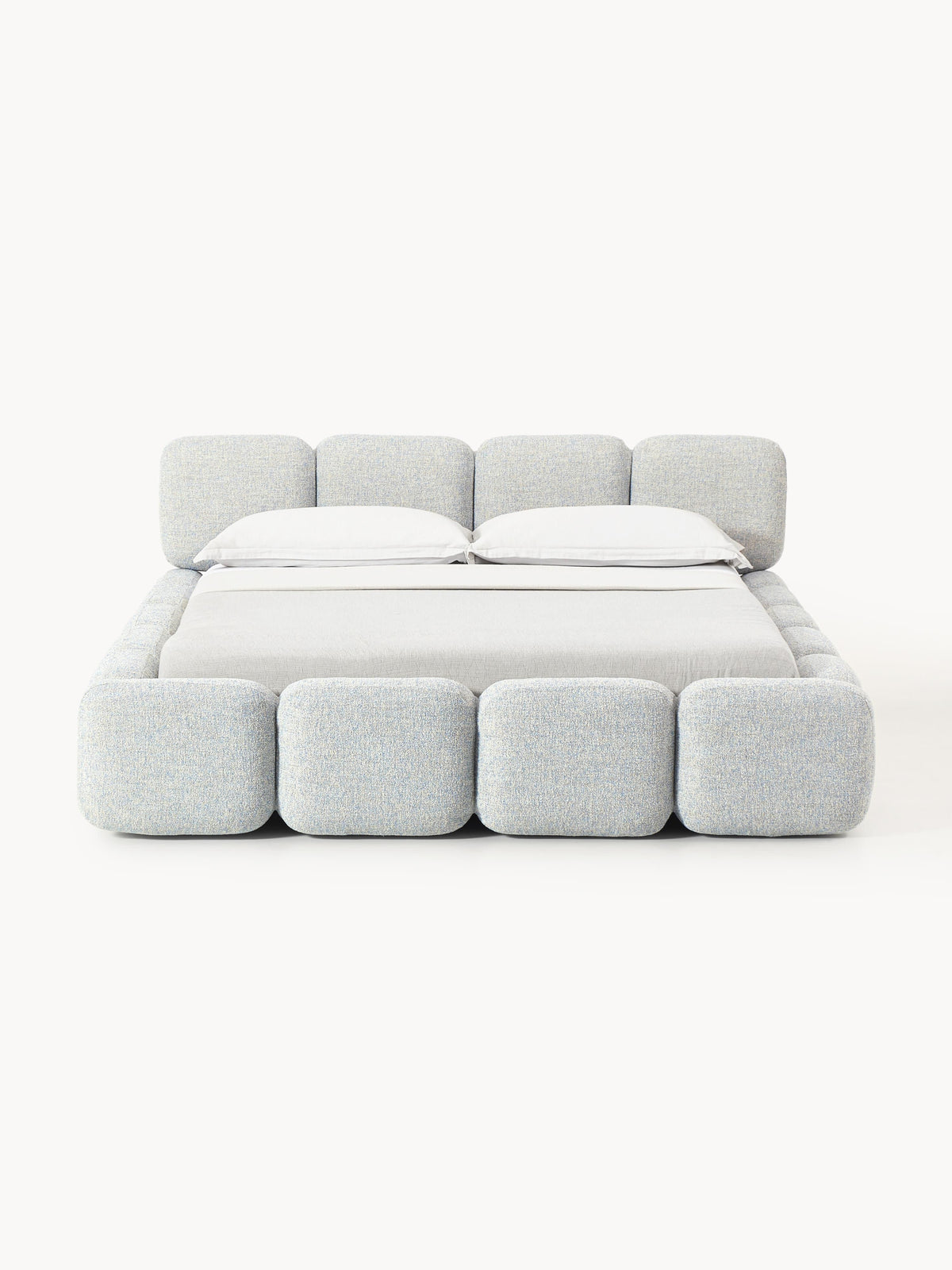 Taybela Bouclé Upholstered Bed