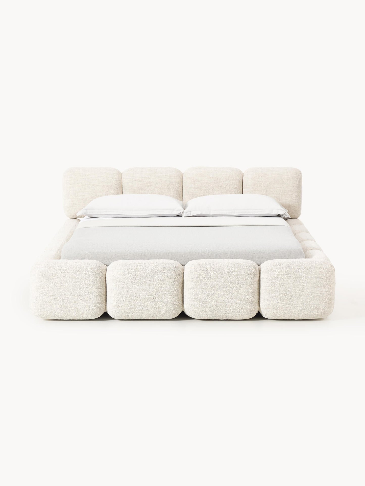 Taybela Bouclé Upholstered Bed