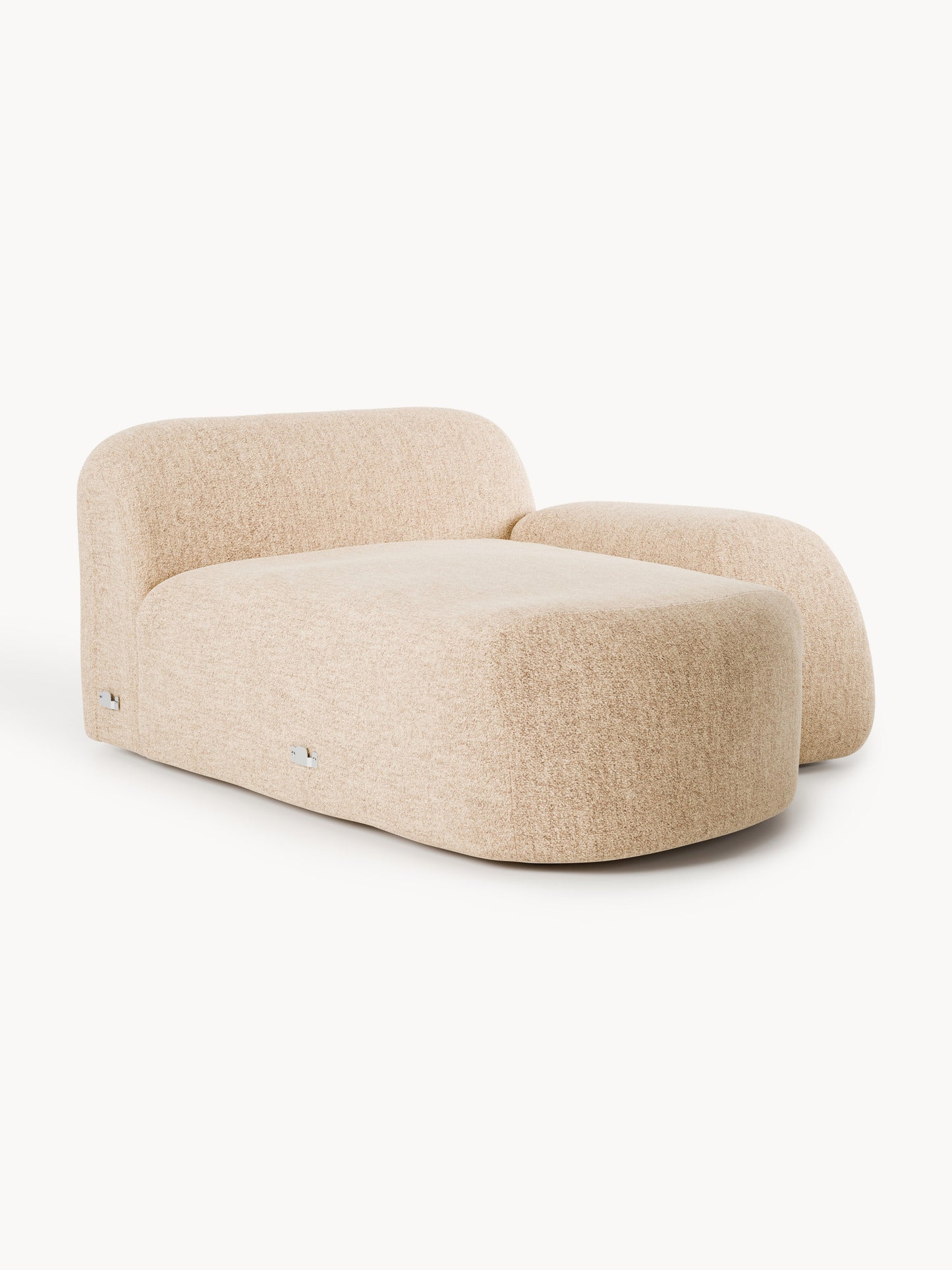 Wolmestra Chaise Corner Module in Bouclé