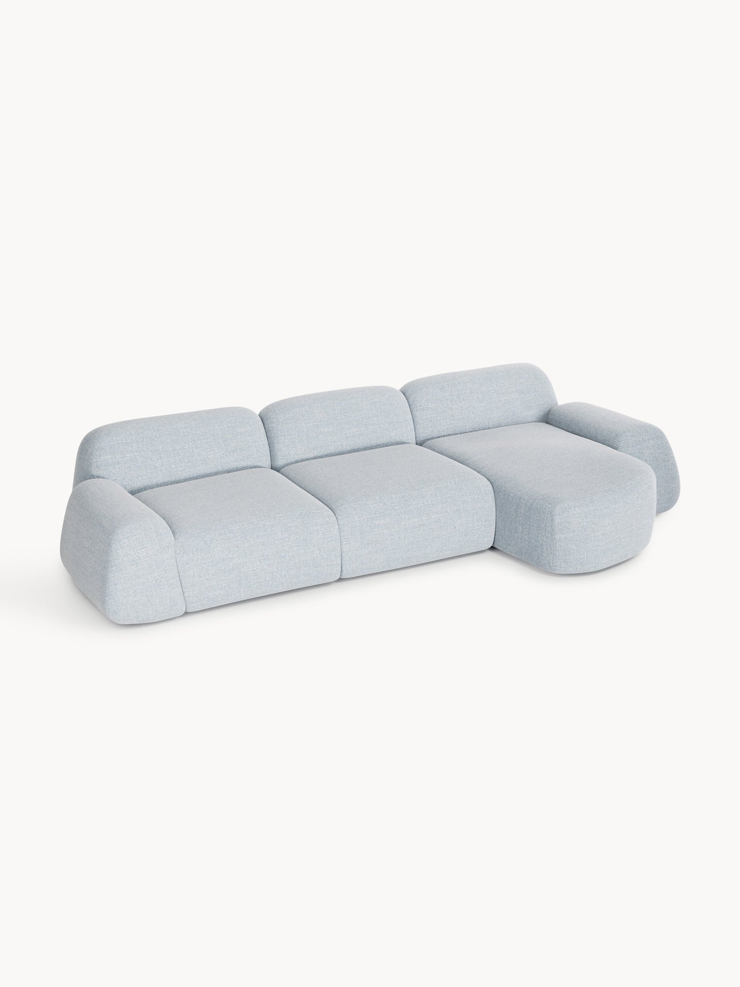 Wolmestra Corner Sofa, Modular, Bouclé (4-Seater)