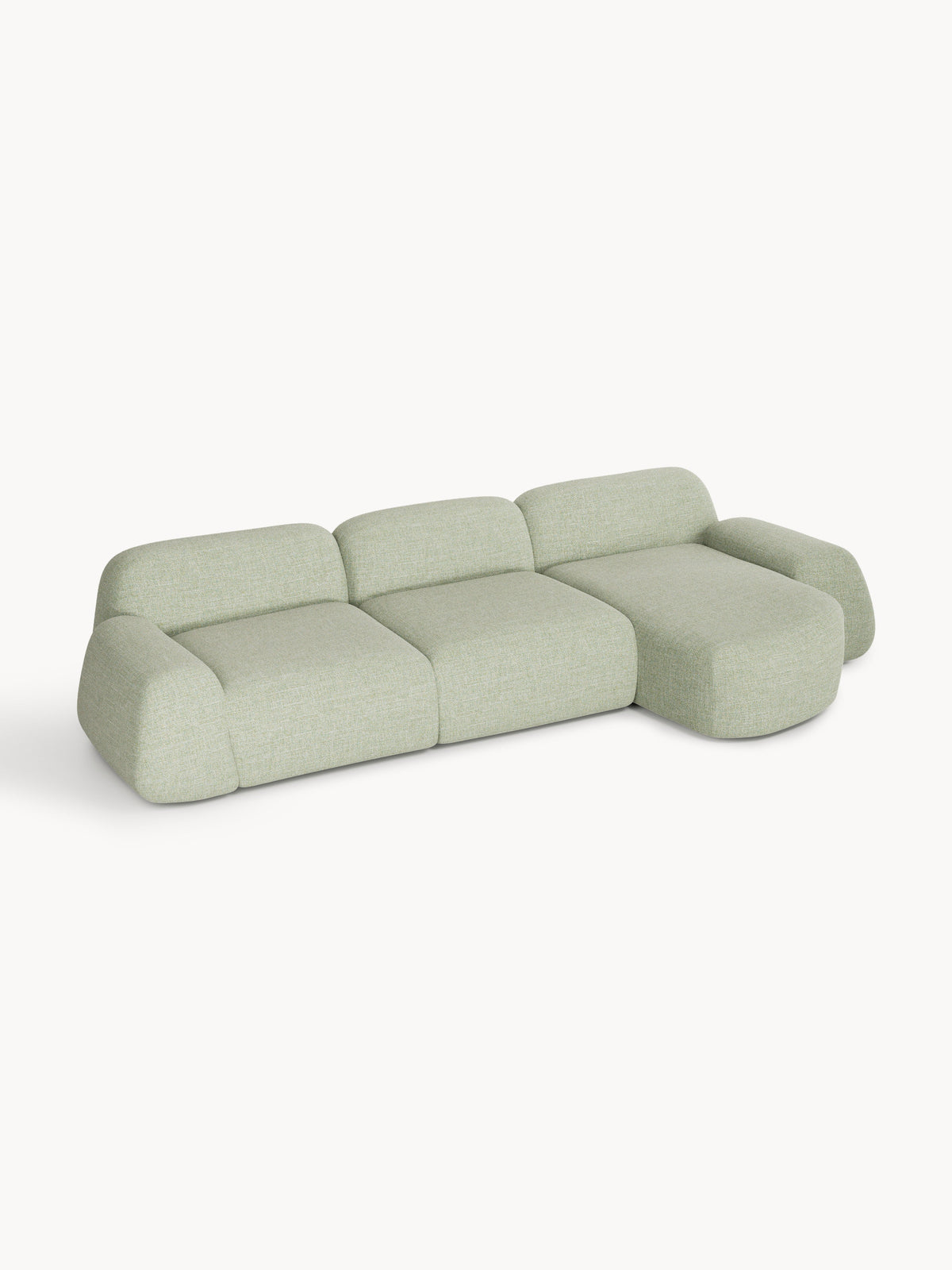 Wolmestra Corner Sofa, Modular, Bouclé (4-Seater)