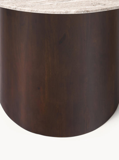 Abrisella Round Dining Table in Marble, Ø 120 cm