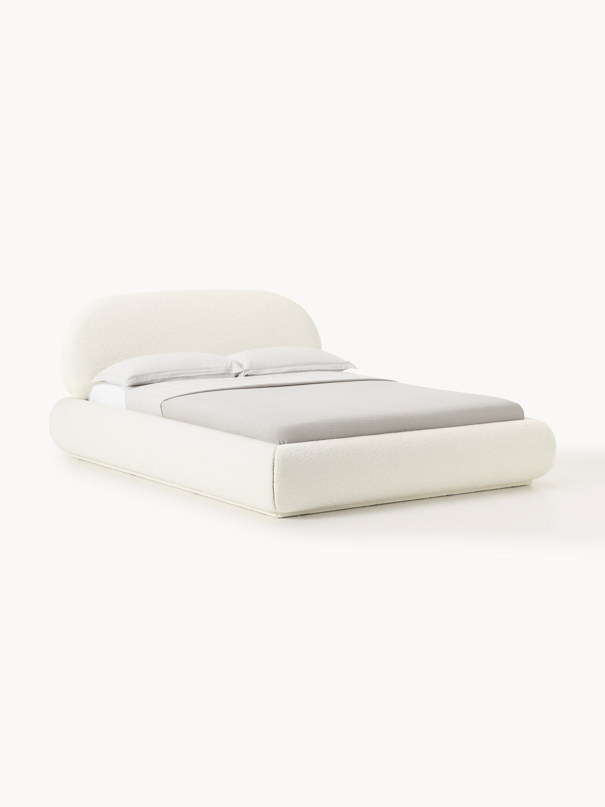 Albezzo Bouclé Upholstered Bed