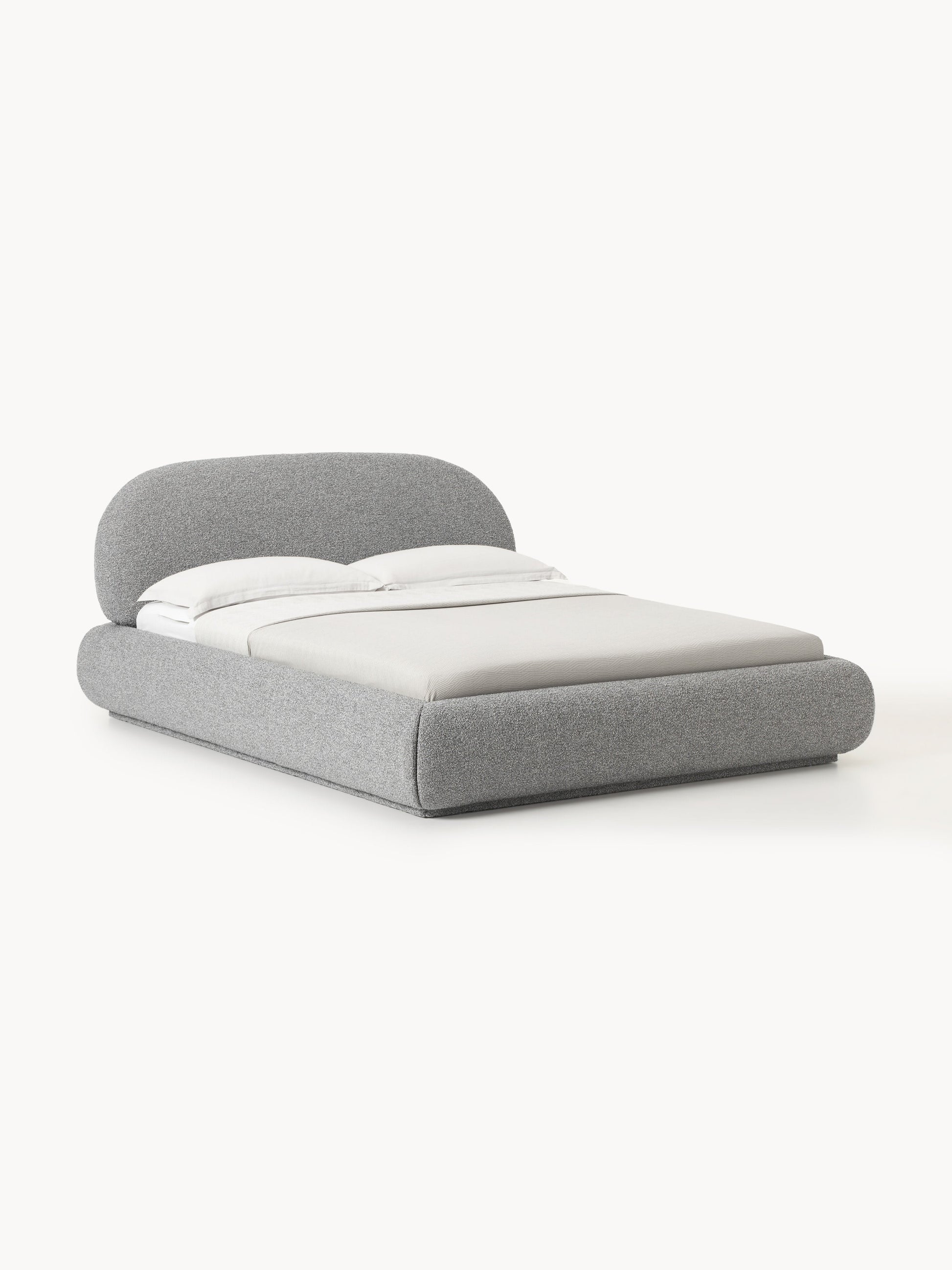 Albezzo Bouclé Upholstered Bed