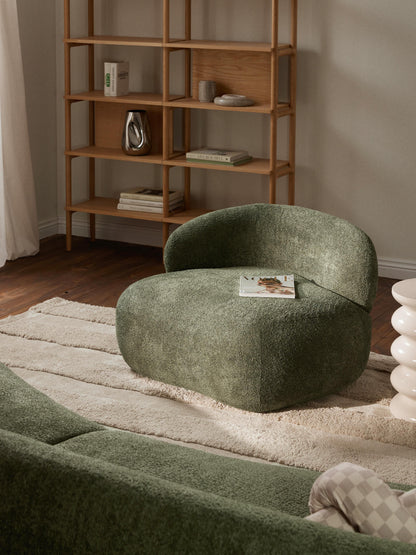 Albezzo Teddy Bouclé Lounge Chair