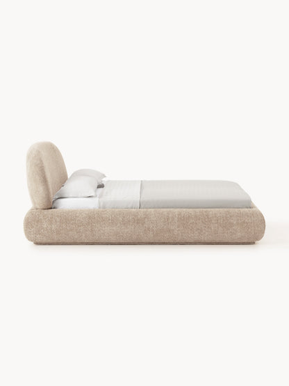 Albezzo Teddy Bouclé Upholstered Bed