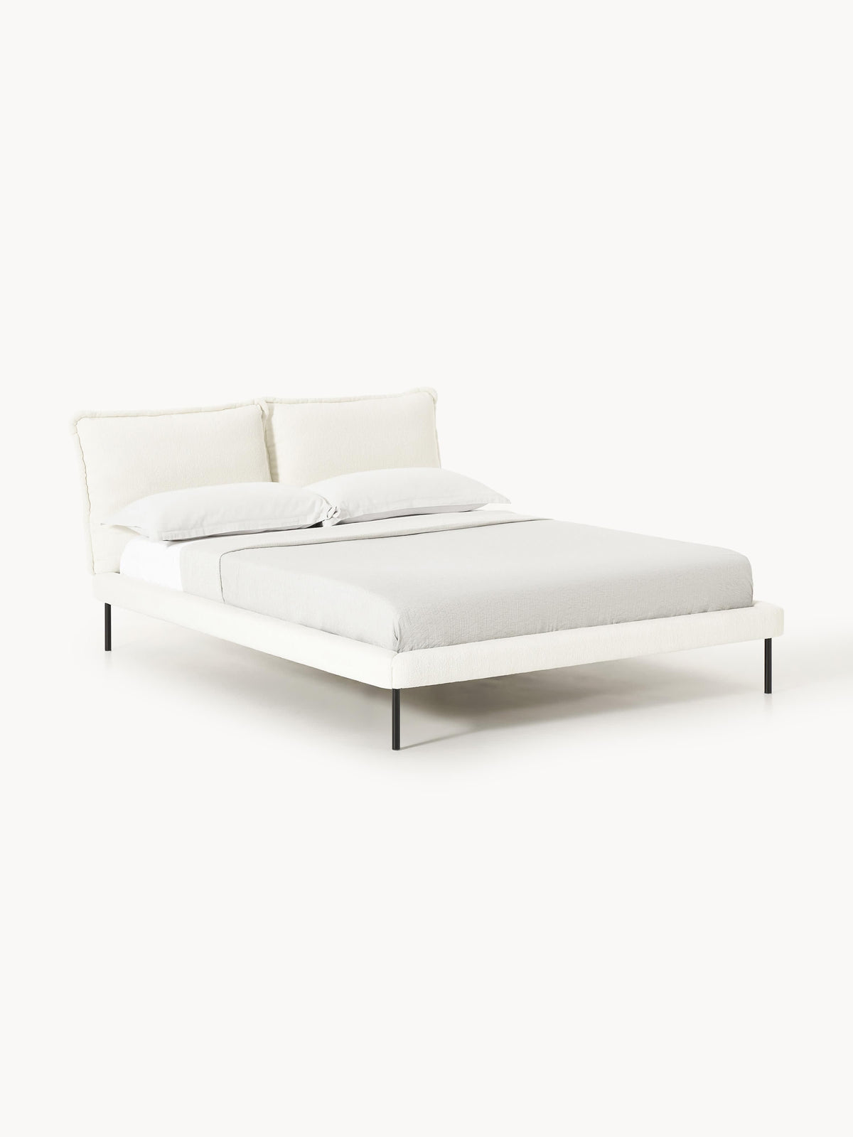 Amelcora Teddy Bouclé Upholstered Bed