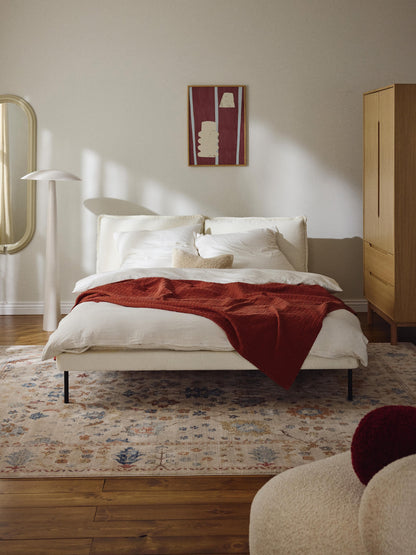 Amelcora Teddy Bouclé Upholstered Bed