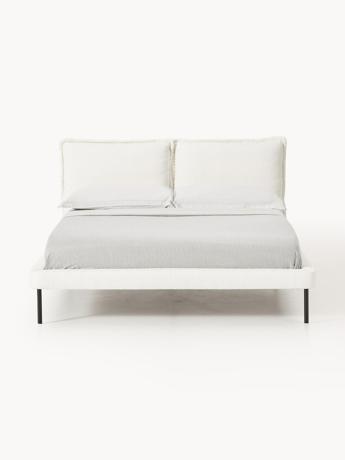 Amelcora Teddy Bouclé Upholstered Bed