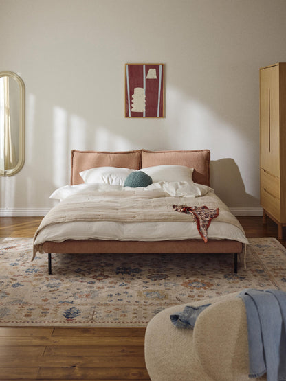 Amelcora Teddy Bouclé Upholstered Bed