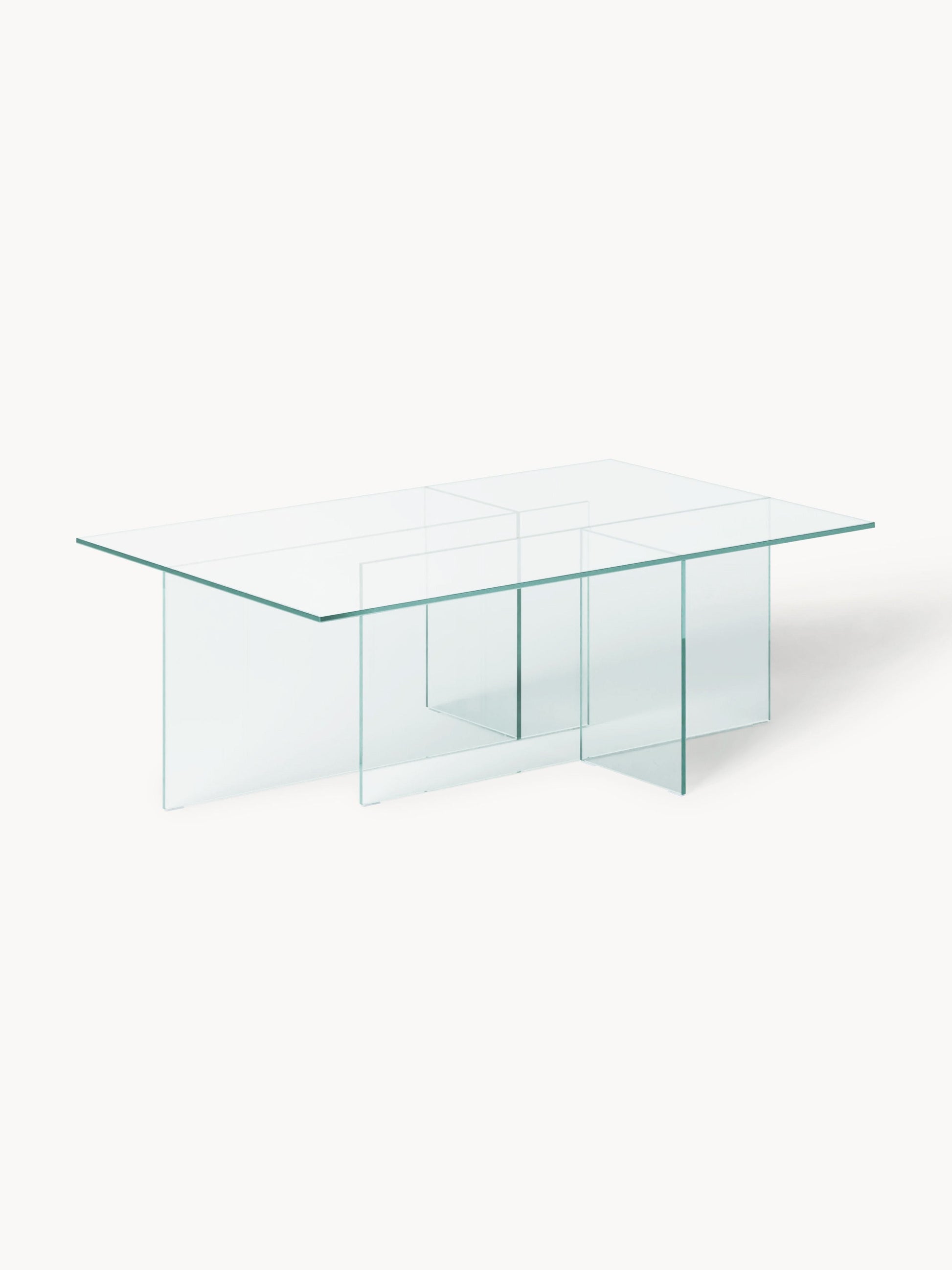 Anoubera Glass Coffee Table, W 102 cm