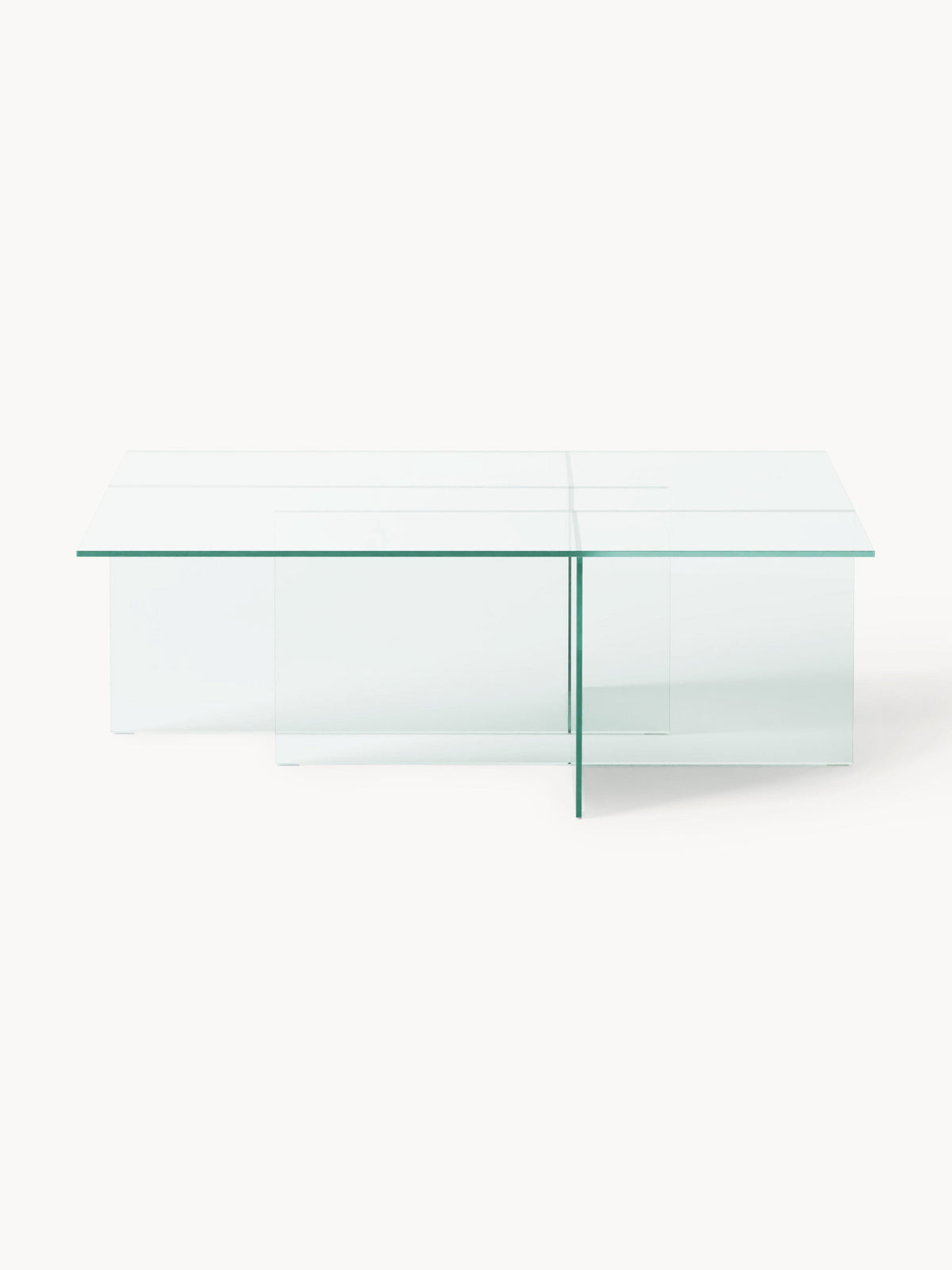 Anoubera Glass Coffee Table, W 102 cm