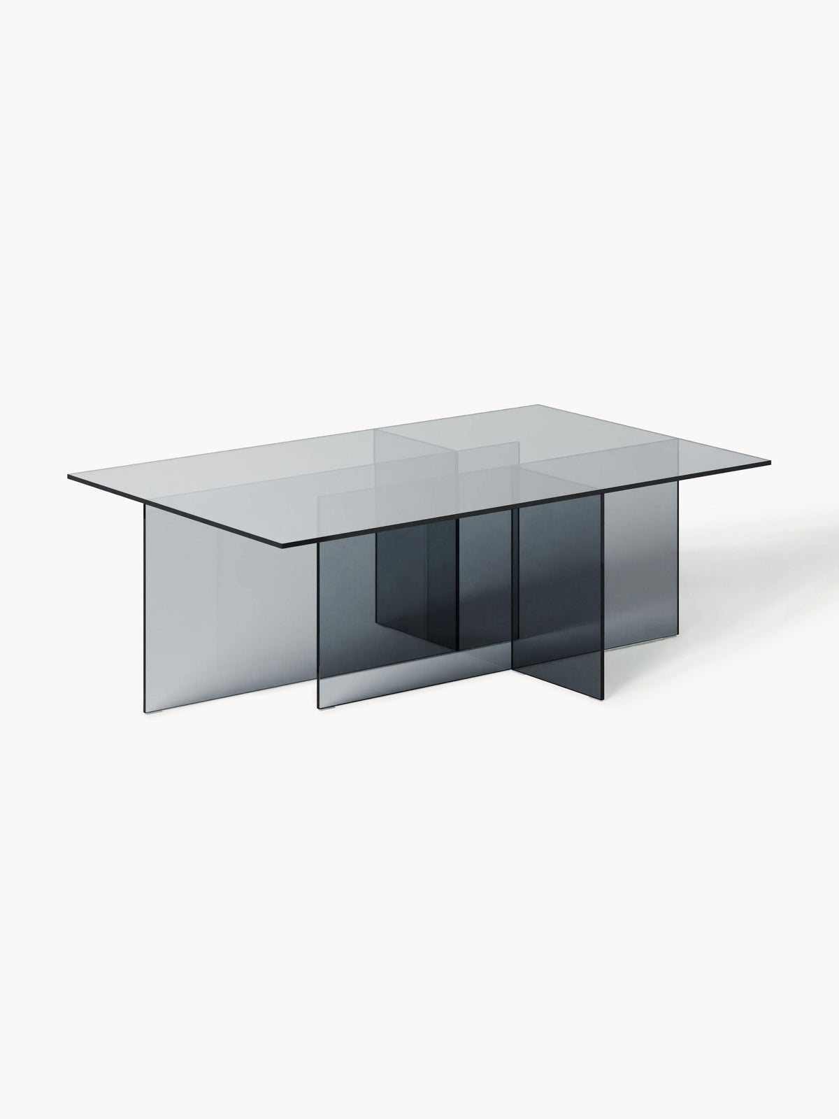 Anoubera Glass Coffee Table, W 102 cm