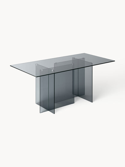 Anoubera Glass Dining Table, 180 x 90 cm