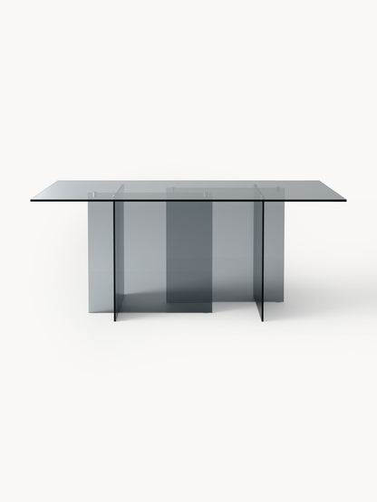 Anoubera Glass Dining Table, 180 x 90 cm