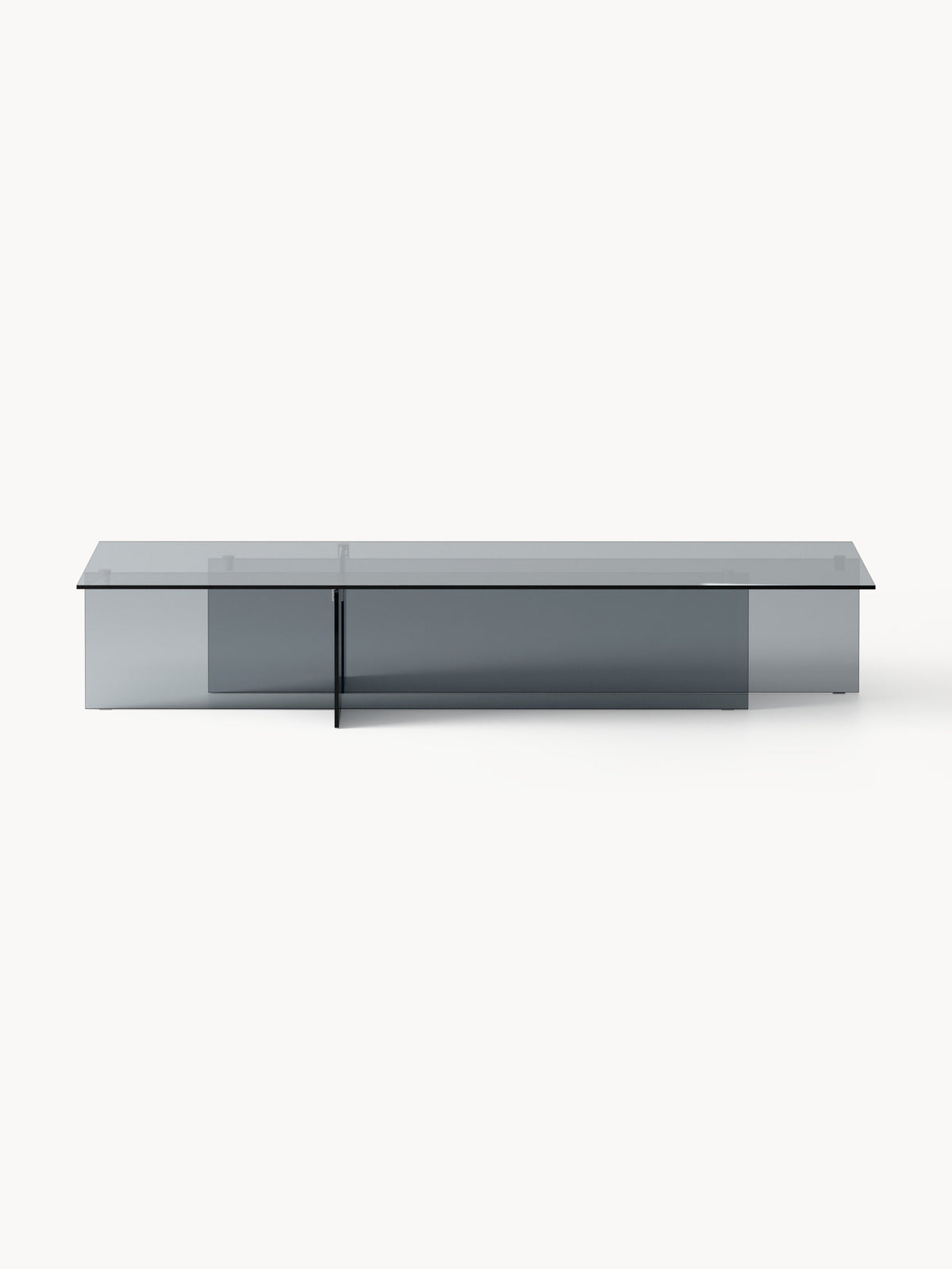 Anoubera Large Glass Coffee Table, W 160 cm