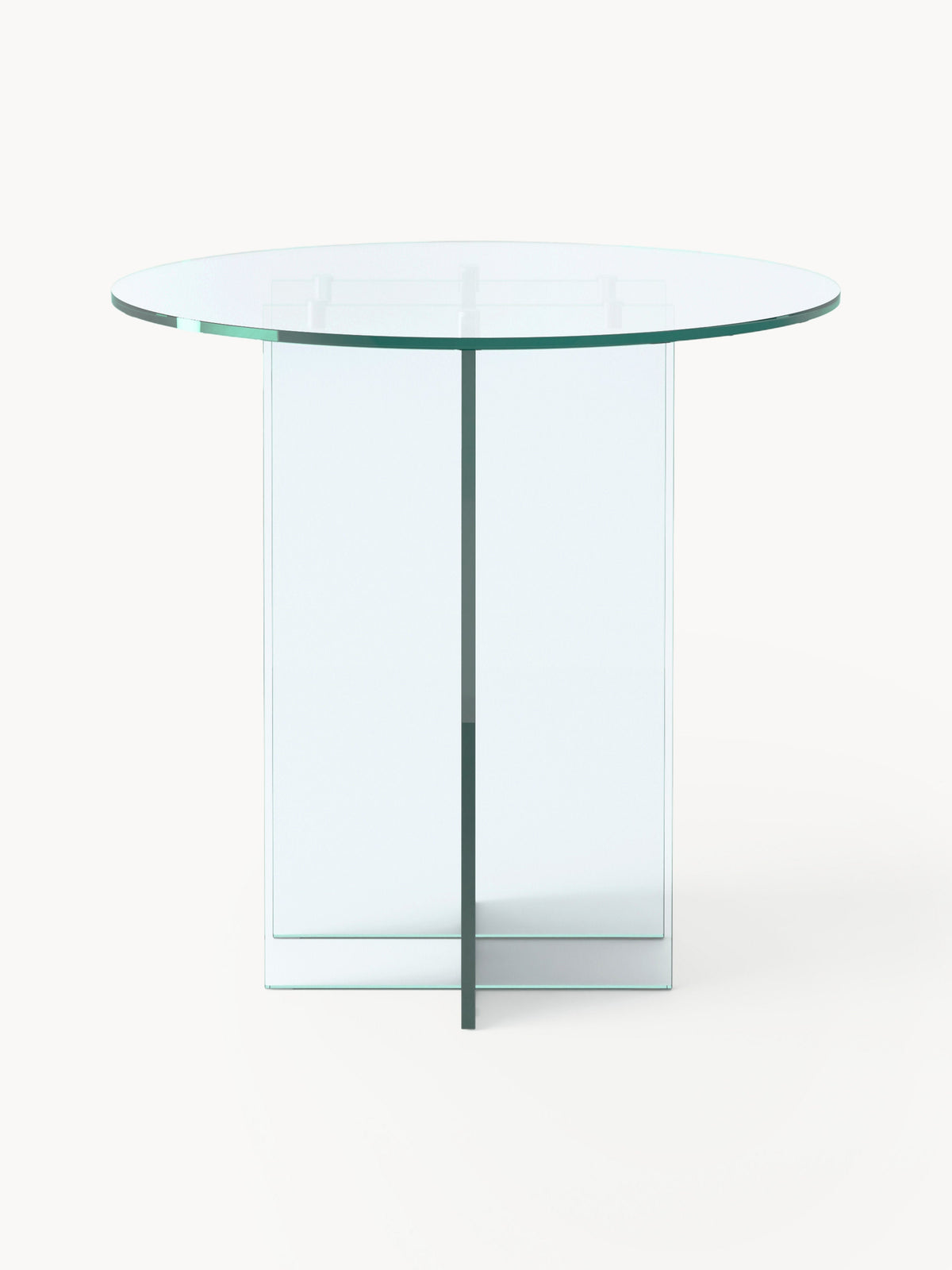 Anoubera Round Glass Dining Table, in Various Sizes