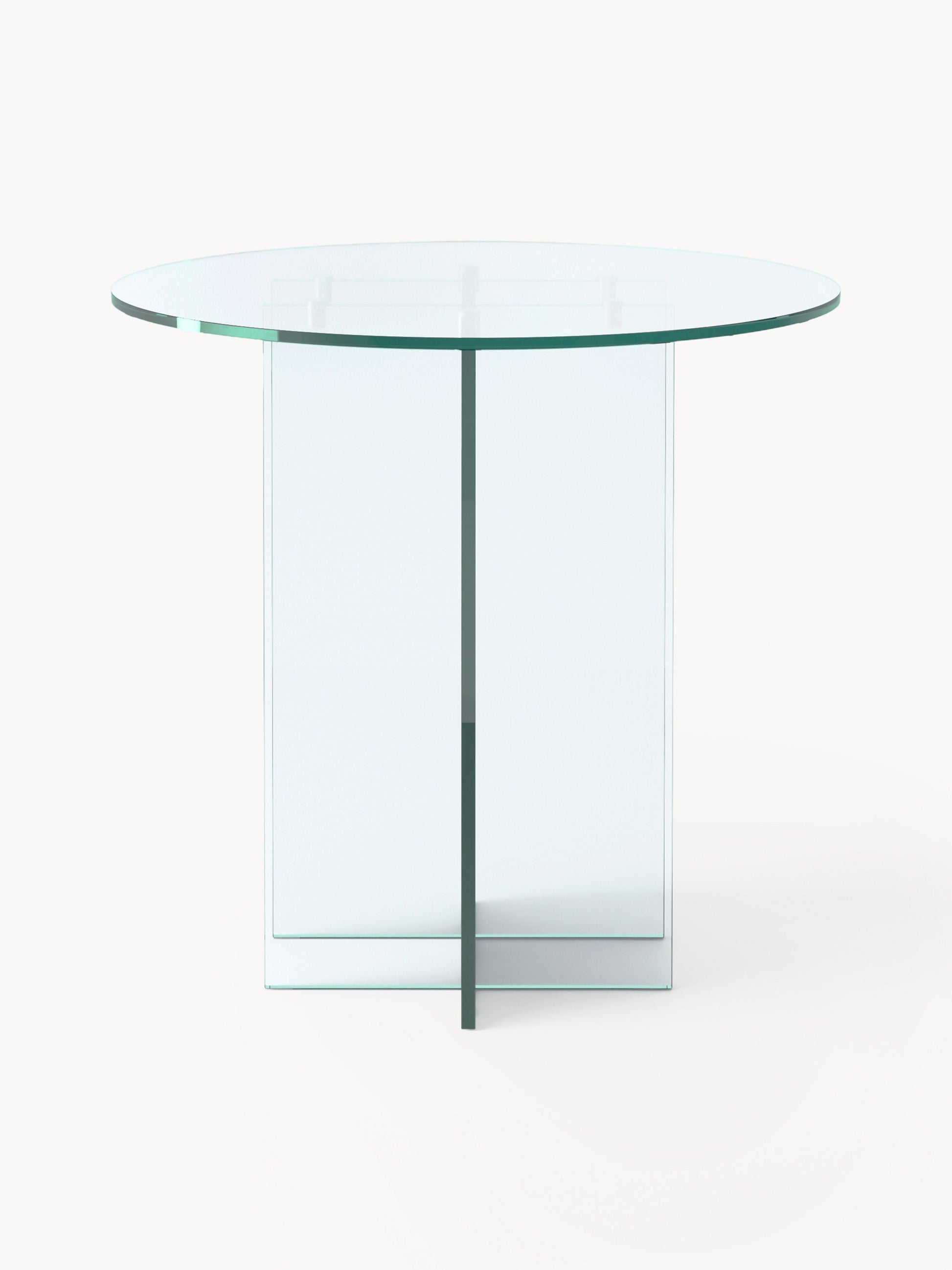 Anoubera Round Glass Dining Table, in Various Sizes