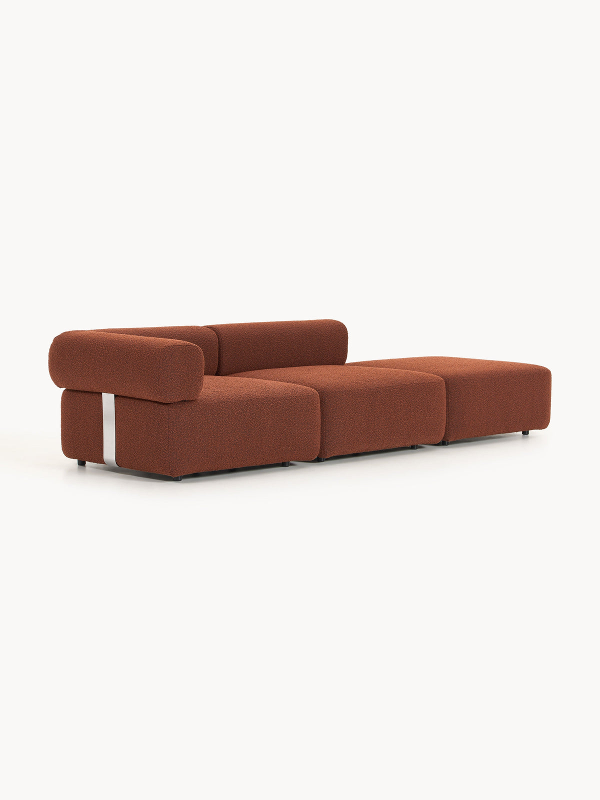 Antolvi Modular Ottoman in Bouclé