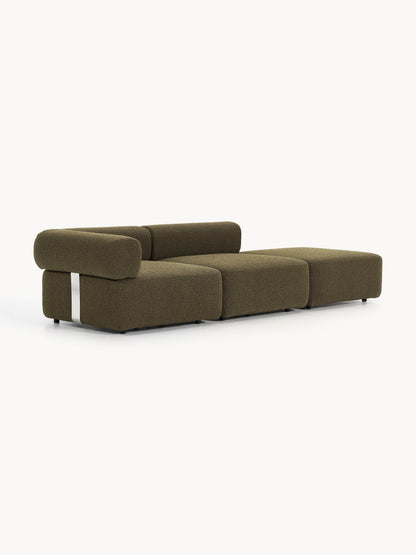 Antolvi Modular Ottoman in Bouclé