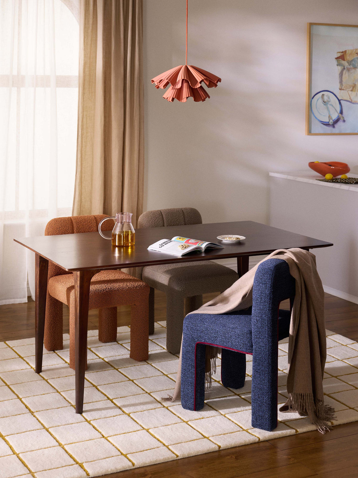 Archemio Mango Wood Dining Table, in Various Sizes