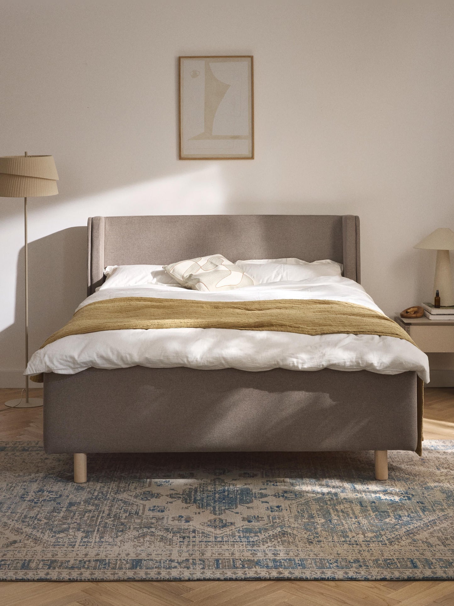 Archilona Upholstered Bed with Drawers