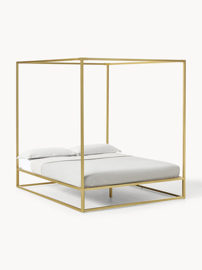 Belquira Metal Four-Poster Bed