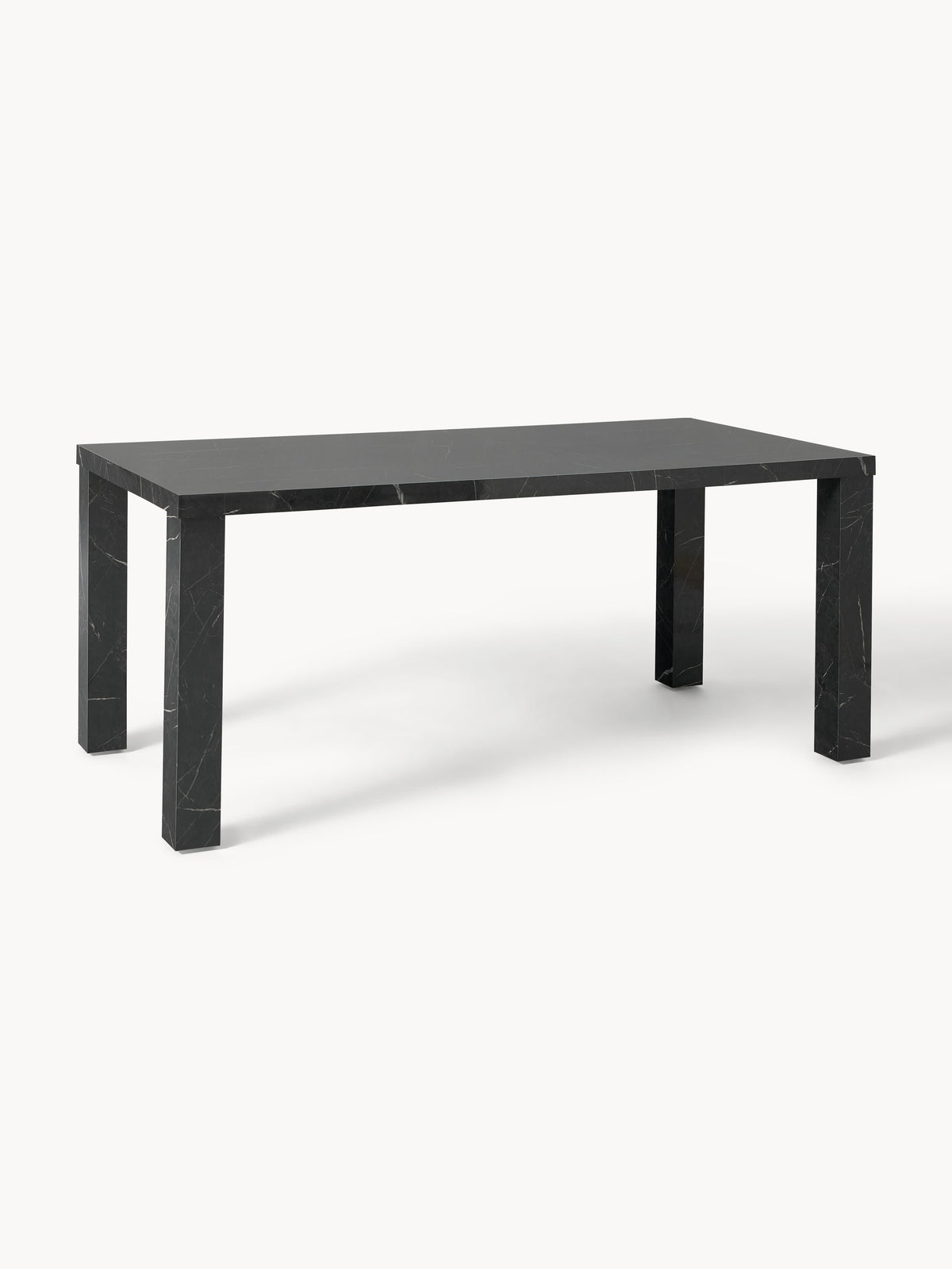 Carlomeo Dining Table in Marble Look, 180 x 90 cm