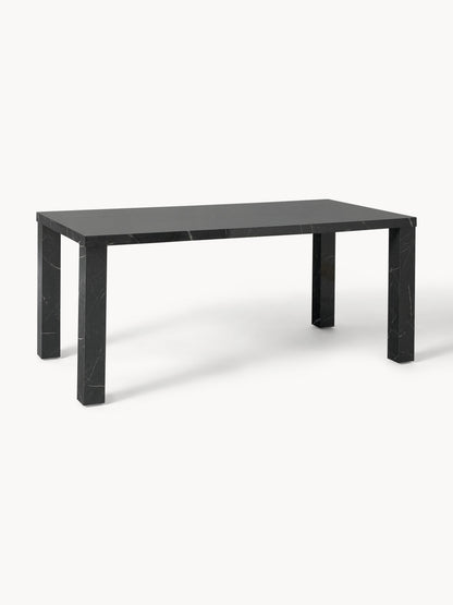 Carlomeo Dining Table in Marble Look, 180 x 90 cm