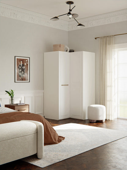 Charlanova Modular Corner Wardrobe, 115 cm Wide