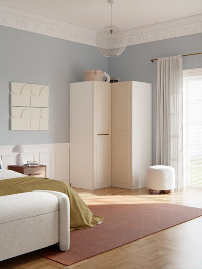 Charlanova Modular Corner Wardrobe, 115 cm Wide