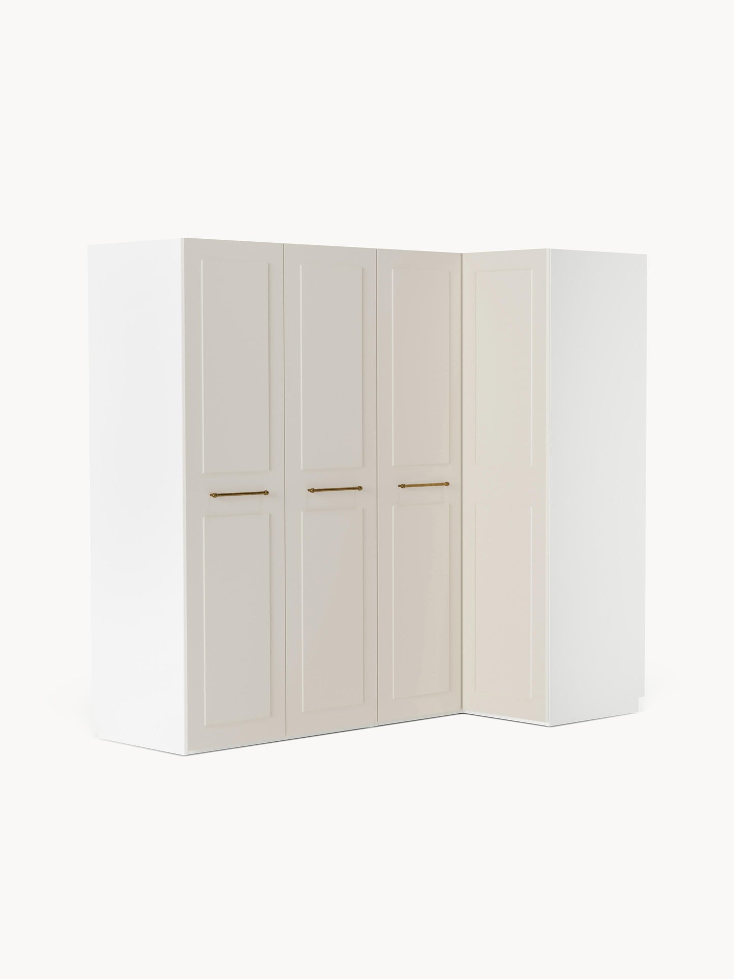 Charlanova Modular Corner Wardrobe, 215 cm Wide, in Various Sizes