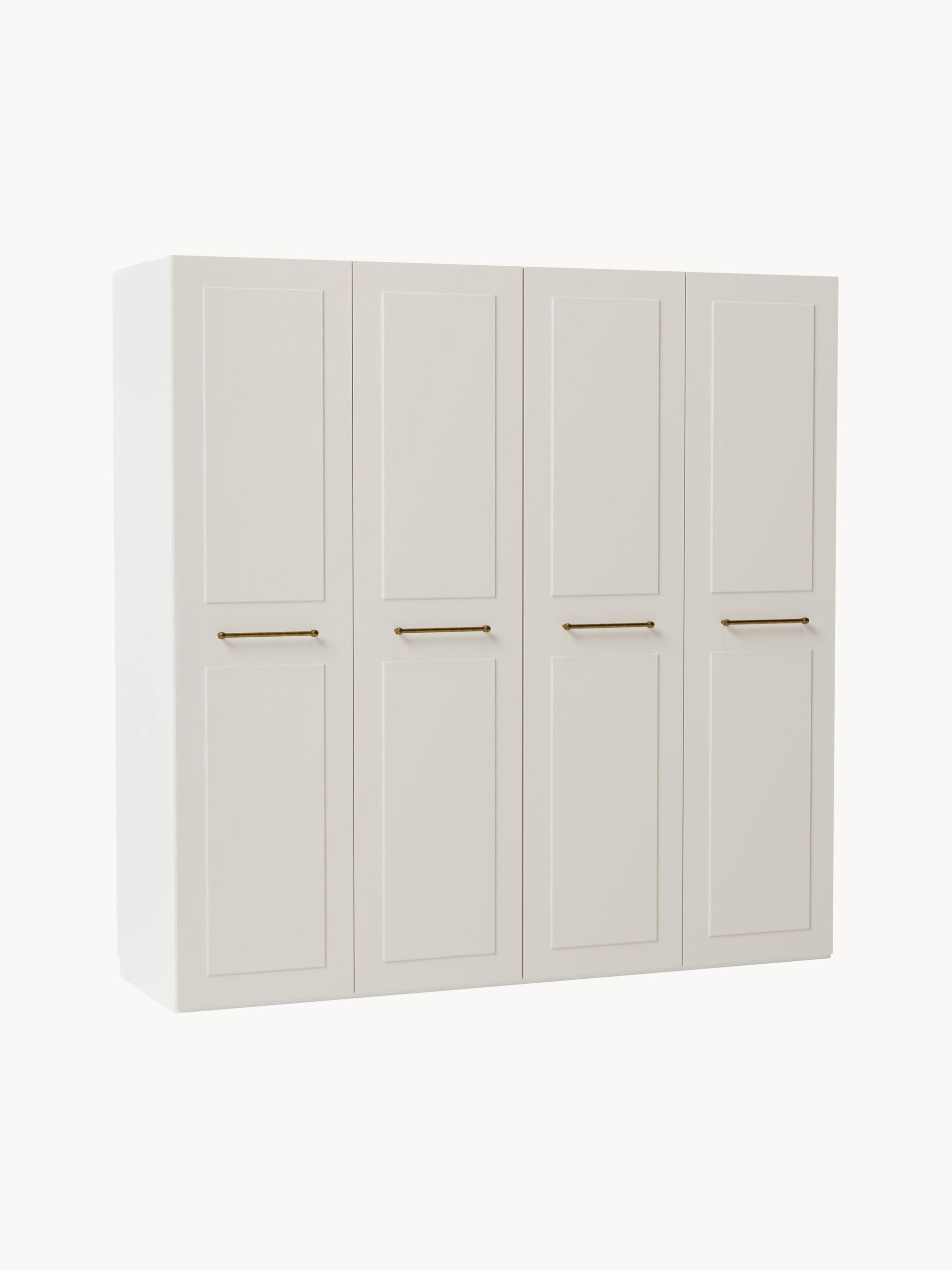 Charlanova Modular Hinged-Door Wardrobe, 200 cm Wide, in Various Sizes