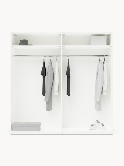 Charlanova Modular Hinged-Door Wardrobe, 200 cm Wide, in Various Sizes