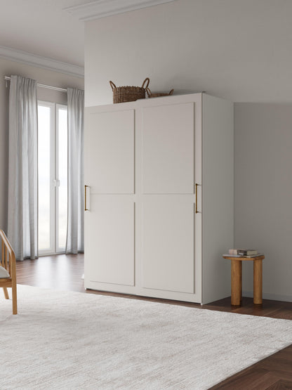 Charlanova Modular Sliding-Door Wardrobe, 150 cm Wide, in Various Sizes