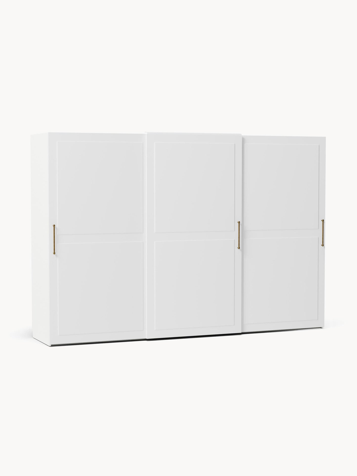 Charlanova Modular Sliding-Door Wardrobe, 300 cm Wide, in Various Sizes