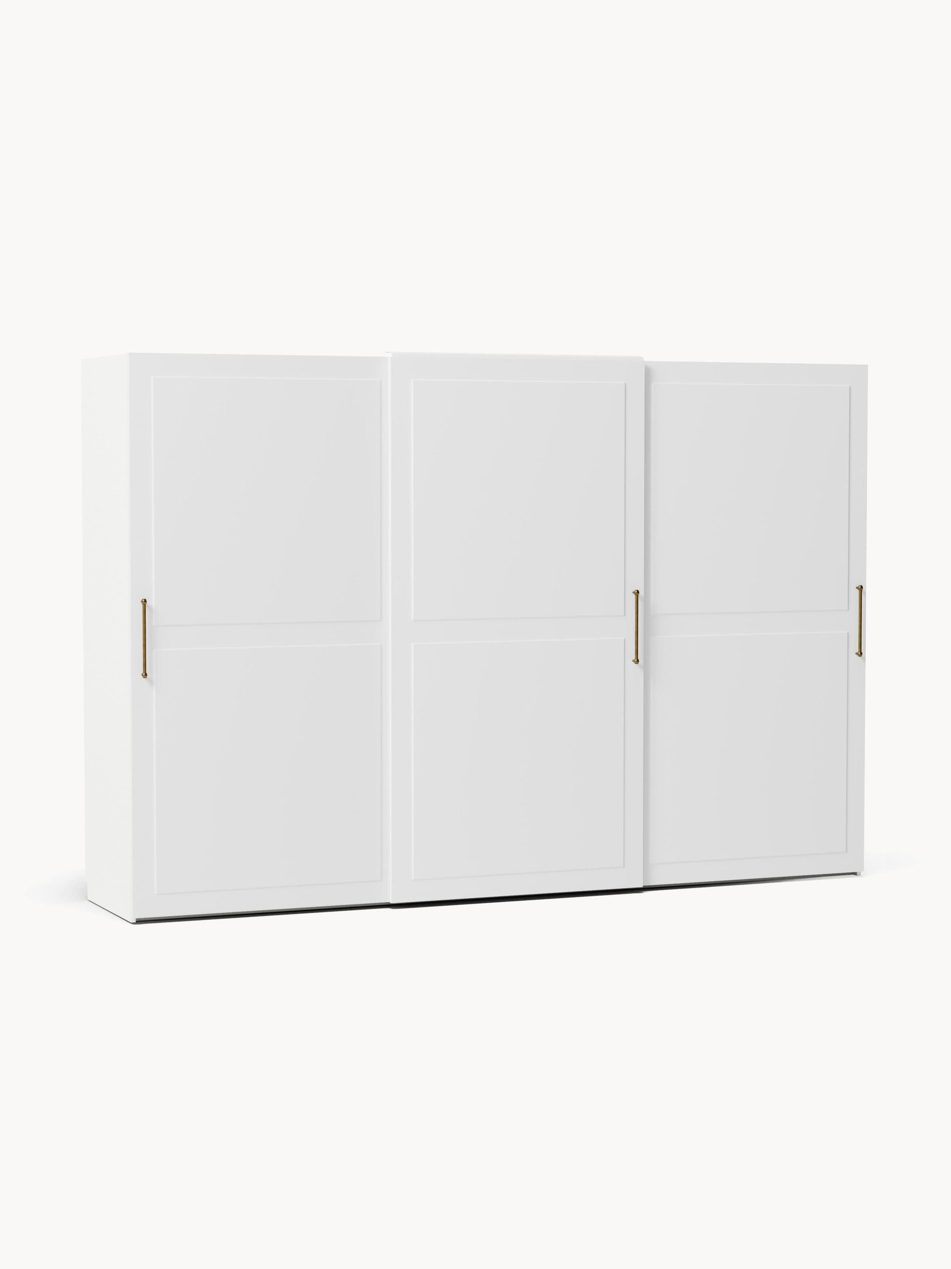 Charlanova Modular Sliding-Door Wardrobe, 300 cm Wide, in Various Sizes